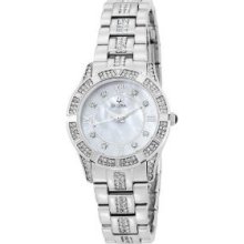 Bulova Ladies Crystal Bracelet Watch 96l116