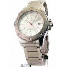 Ca301182sssl Croton Mens Steel Automatic Date Watch