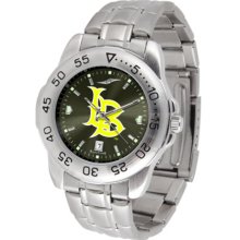 California State (Long Beach) Dirtbags Sport Steel Band Ano-Chrome Men's Watch