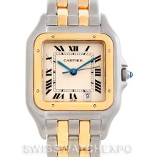 Cartier Panthere Large Steel 18K Yellow Gold Watch W25028B6