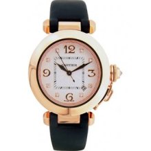 Cartier Pasha 18kt Rose Gold Diamond Watch WJ117736