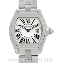 Cartier Roadster Ladies Steel Watch W62016V3