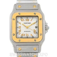 Cartier Santos Galbee Large 18K Yellow Gold Automatic Watch W20058C4
