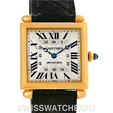 Cartier Tank Obus 18k Yellow Gold Mecanique Watch W1527551