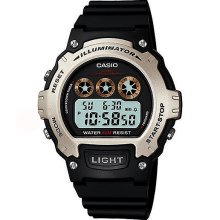 Casio Alarm Chronograph Digital Sports Watch W-214H-1AV W214H