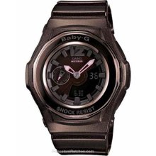 Casio Baby-G Combi Analog Digital Watch - Metallic Brown - World Time BGA141-5B