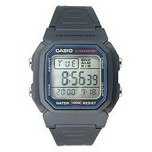 Casio Cheap Watch W-800h-1av Black Resin Water Resist Boxed
