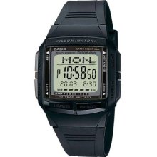 Casio Db36 Black Data Bank Mens Watch Db36-1av Db36