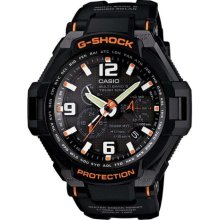 Casio G-Shock Chronograph Aviation Black Resin Strap Mens Watch GW4000-1A