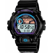 Casio G-Shock G-Lide Slim Design Black and Blue Tide Graph GLX6900-1