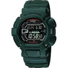 Casio G-shock Green Resin Band Digital Men's Sport Watch G9000-3v