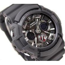 Casio G-shock, Large Face, Analog Digital, Matt Black, Ga201 Ga-201-1a