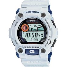 Casio G7900A-7 Black Dial White Resin G-Shock