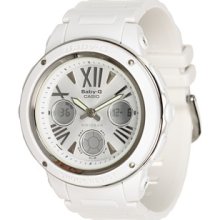 Casio Ladies Analog-Digital Baby-G White Design World Time BGA152-7B1