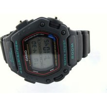 Casio Men Alarm Chronograph Illuminator Watch Dw-290-t Black Digital Wr 200