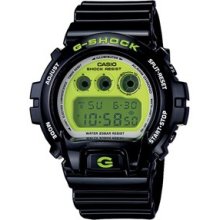 Casio Men's G-Shock Green Classic Limited Digital Watch - Black Rubber Strap - DW6900CS-1