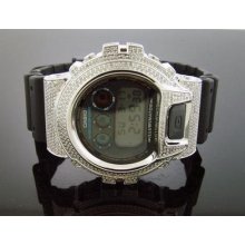 Casio Shock 4.50ct Full Case White 659 Diamonds Watch