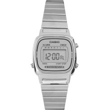 Casio Silver Mini Digital Watch Silver