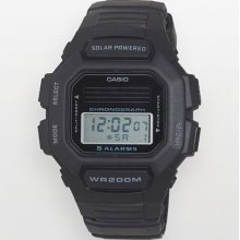 Casio Solar Black Resin Digital Chronograph Watch - Hdds100-1Avcf -