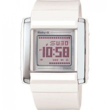 Casio Women's Bgd110-7 Baby-g Digital White Watch