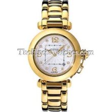 Certified Pre-Owned Cartier Pasha 32mm Yellow Gold Watch WJ1110H9