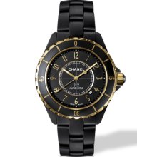 Chanel Unisex J12 Classic Black Dial Watch H2918