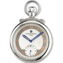 Charles Hubert Gold-plated Off-white Dial Open Face Pocket Watch Xwa3341