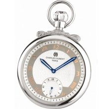 Charles Hubert Mechanical Pocket Watch with Blue Hands 3873W