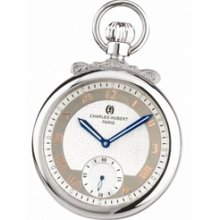 Charles-Hubert Mechanical Pocket Watch with Blue Hands #3873W