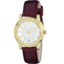 Charles-Hubert- Paris 6783-G Stainless Steel Case Quartz Watch - Gold and Dial