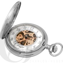 Charles Hubert Paris Two-Tone Mechanical Pocket Watch 3823
