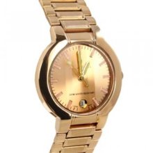 Charlie Jill WAT-0472MA-BRASS Charlie Jill Men Watch in Brass Color Dial Brass Color Stainless Steel Bracelet