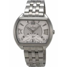 Charmex of Switzerland Watches Men's Monte Carlo Silver Tone Dial Silv