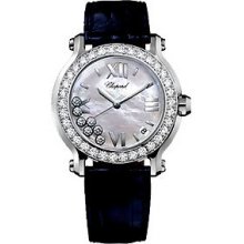 Chopard Happy Sport Round 36mm Steel Watch 278478-2004