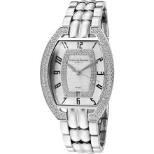 Christian Bernard Watches Men's Daylight Cubic Zirconia White Dial Sta