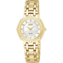 Citizen Eco-drive Ew9152-50d J-class Diamond Gold-tone Womenâ€™s Watch