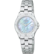 Citizen Eco-Drive Ladies Elektra Diamond Stainless Steel Watch