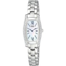 Citizen Eco Drive Ladies Silhouette 22 Diamond Watch In Box