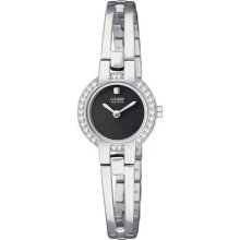 Citizen Eco Drive Silhouette Crystal Bangle Ladies Watch Ew9990-54e