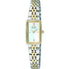 Citizen Ladies Sihouette Two-Tone Bracelet Eco-Drive EG2824-55D Watch