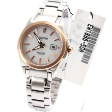 Citizen Ladies Watch 2012 Eco-drive Wicca E011 +xpress +warranty Ew1886-50a