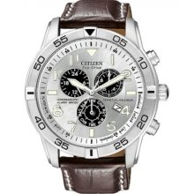 Citizen Mens Eco Drive Perpetual Calendar Alarm Chronograph Watch