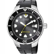 Citizen Professional Diver Mens Strap Black Dial Watch