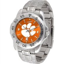 Clemson Stainless Steel Men's Watch [new] Orange Tigers Mens Jewelry Ncaa