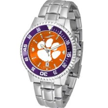 Clemson Tigers Mens Competitor Anochrome Watch