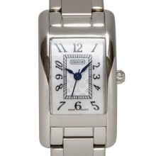 Coach 14501079 Rectangle Lexington All St.steel Swiss Quartz Watch