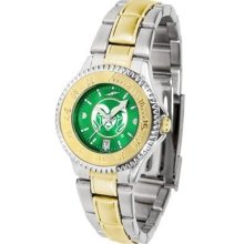 Colorado State Rams Ladies Stainless Steel and Gold Tone Watch