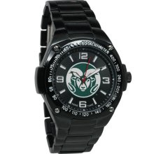 Colorado State Rams Stainless Steel Warrior Watch - Black