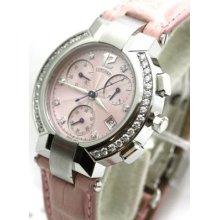 Concord 0310110 La Scala Chronograph Date Diam Markers Bezel Swiss Women's