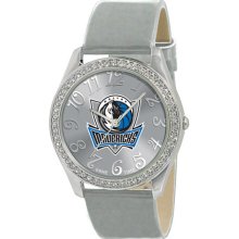 Dallas Mavericks wrist watch : Dallas Mavericks Ladies Stainless Steel Analog Glitz Watch